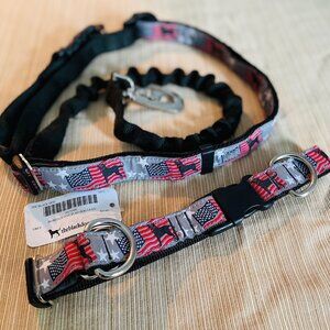 The Black Dog D-Ring Collar and Leash Set